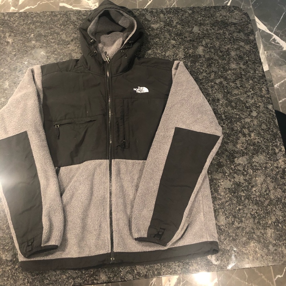 The NorthFace hooded fleece jacket